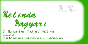 melinda magyari business card